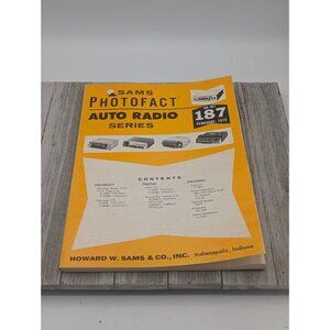 Original Sams PhotoFact Auto Radio Series Book AR-187 February 1975